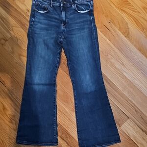 American Eagle Outfitters Dark Blue Flare Jeans